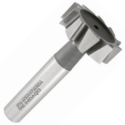 Fresa para Rasgo de Chaveta Haste Cilíndrica, Dentes Cruzados Tipo WOODRUFF - Med. 13,5 x 2,0mm