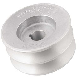 Polia de Alumínio 2 Canais 90 mm Furo 3/4 Pol. VONDER-6677334090 - Imagem 5