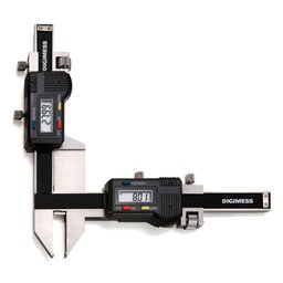 Paquímetro Digital para Medição de Dentes de Engrenagens Capacidade 5-50mm Resolução de 0,01mm Digimess 100.281-DIGIMESS-298229