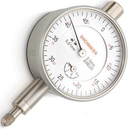 Relógio Comparador - Cap. 0-3 mm - Graduação De 0,01mm - Diâmetro Do Mostrador Ø42mm - Tampa Traseira Com Orelha - Ref. 121.310