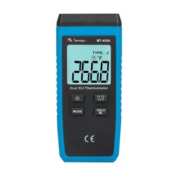 Termômetro Digital -50 a 1300°c Resolução 0,1 a 1,0°c Termopar Tipo K/j 2 Canais Minipa Mt-455a-MINIPA-237646