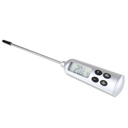 Termômetro Digital Tipo Espeto a Prova D'Agua com Alarme -50 +300 °C Divisão 1 °C Incoterm 9791.16.2.01-INCOTERM-237161