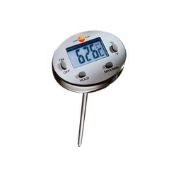 Mini Termômetro Estanque Digital de Inox a Prova D'água -20 a 230°C Sonda 120mm Testo 0560 1113