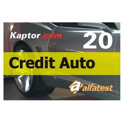 Cartão Credit Auto 20-ALFATEST-CREDIT20