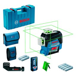 Nível a Laser de Linhas Verdes 120 m 360º Com Bluetooth Bosch Gll 3-80 Cg