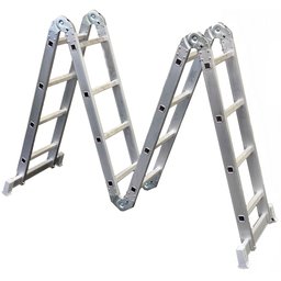 Escada Articulada em Alumínio 4 x 4 com 16 Degraus