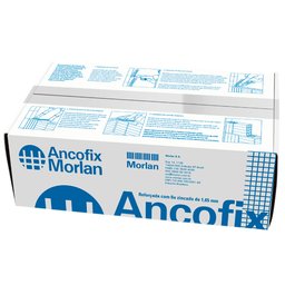 Tela Soldada Ancofix 50 x 12 cm para Prevenção de Fissuras com 100 Peças-MORLAN-799