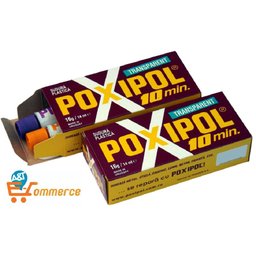 2 colas / Soldas Pástica Epóxi Bicomp Poxipol Transparente 21gr/14ml-POXIPOL-231710