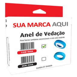 Anel de Vedação Azul com Guia 