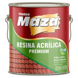 Resina Acrílica Premium Fosco Incolor 3,6L-MAZA-24882