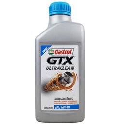 Óleo Lubrificante do Motor Castrol GTX Ultra Clean SAE 15W40 Semissintético 1L