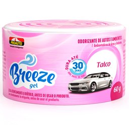 Odorizante para Automóvel Breeze Gel Talco 60g