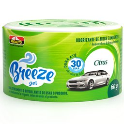 Odorizante para Automóvel Breeze Gel Citrus 60g