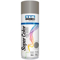 Tinta Spray Super Color Platina Uso Geral com 350ml / 250g