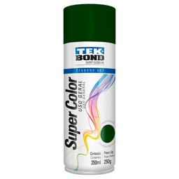 Tinta Spray Super Color Verde Escuro Uso Geral com 350ml / 250g