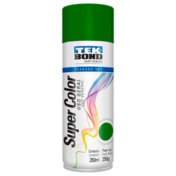Tinta Spray Super Color Verde Uso Geral com 350ml / 250g