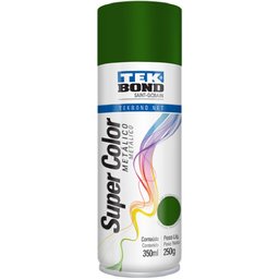 Tinta Spray Super Color Verde Metálico 350ml/250g