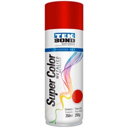 Tinta Spray Super Color Vermelho Metálico com 350ml / 250g