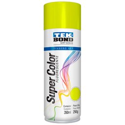 Tinta Spray Super Color Amarelo Fluorescente com 350ml / 250g