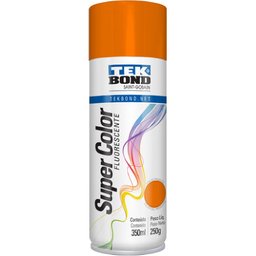 Tinta Spray Super Color Laranja Fluorescente 350ml / 250g