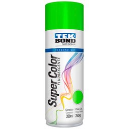 Tinta Spray Super Color Verde Fluorescente com 350ml / 250g