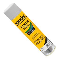 Tinta Em Spray Branca Fosca Com 400 ml