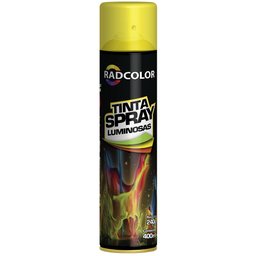 Tinta Spray Luminosa Amarelo 400ml/ 240g-RADCOLOR-RC2202-01