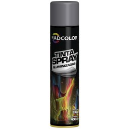 Tinta Spray Acrílica Aluminizada Alumínio Opalescente 400ml/ 240g