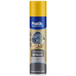 Tinta Spray Metálica Ouro 400ml