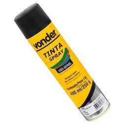 Tinta Spray Preto Fosco 400ml