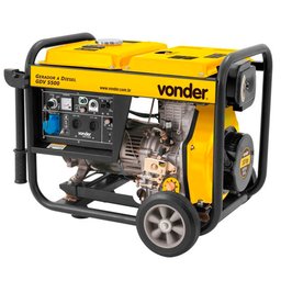 Gerador de Energia a Diesel Monofásico 5,5KVA Bivolt-VONDER-GDV5500