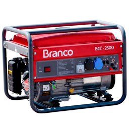 Gerador de Energia à Gasolina B4T-2500 2,2KVA 6,5CV com Partida Manual-BRANCO-90317110