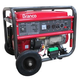 Gerador de Energia à Gasolina 8,0kVA 15HP 220V Trifásico com Partida Elétrica-BRANCO-90315035