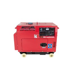 Gerador Diesel 5 KVA Monofásico 60Hz 110/220 MDG-5000ATS Motomil