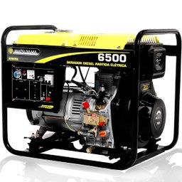 Gerador de Energia 6500 á Diesel Monofásico Bivolt