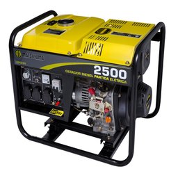 Gerador à Diesel 2500W Monofásico Partida Elétrica 110/220V