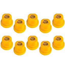 Kit Bico Leque Amarelo 11002 com 10 Unidades 