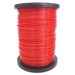 Fio de Nylon Vermelho 3mm x 248 Metros para Roçadeira