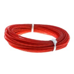 Fio de Nylon Vermelho 2,7mm x 15m para Roçadeira