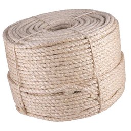 Corda de sisal 12 mm x 220 m 3 pernas 