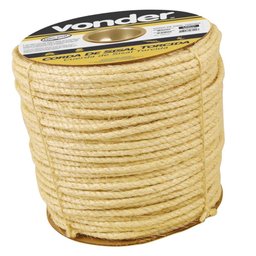 Corda de sisal 8 mm x 220 m em carretel 