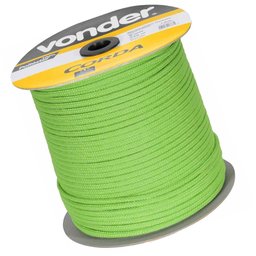 Corda caminhoneiro 8 mm x 228 m cor verde 