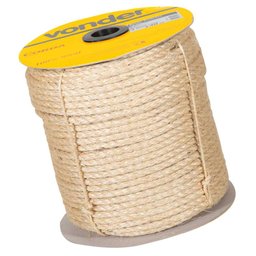 Corda de sisal 10 mm x 140 m em carretel 