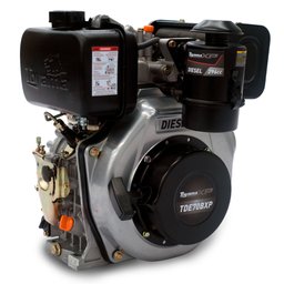 Motor a Diesel TDE70BXP Refrigerado a Ar 4T 6.7HP 296CC Partida Manual com Filtro de Ar Banhado a Óleo
