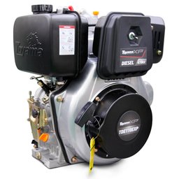 Motor a Diesel TDE110EXP Refrigerado a Ar 4T 11HP 418CC Partida Elétrica e Manual com Kit Chave de Partida