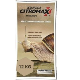 Lesmicida Citromax Resistente A Umidade 1kg kit 12 Unidades