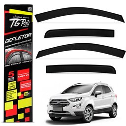 Calha de Chuva Ecosport 2013 a 2021 Defletor Fume Tgpoli