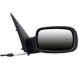Espelho Retrovisor Externo Preto Controle Manual Renault Megane 2006 até 2013 Direito - Passageiro