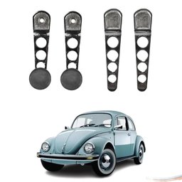 Kit Completo Manivela E Maçaneta Inter Cromado Fusca 71 A 77 f103 UNIVERSAL AUTOMOTIVE-619564