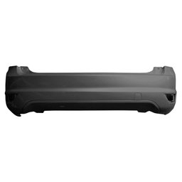 Para-Choque Traseiro Preto para Ford Focus Hatch 2008 a 2013